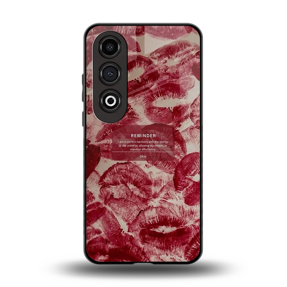 Reminder back phone cover | glass case for oneplus nord ce 4