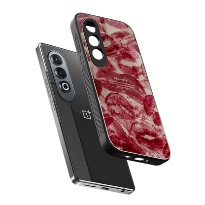 Reminder sleek oneplus nord ce 4 cover with tempered glass back and TPU edges