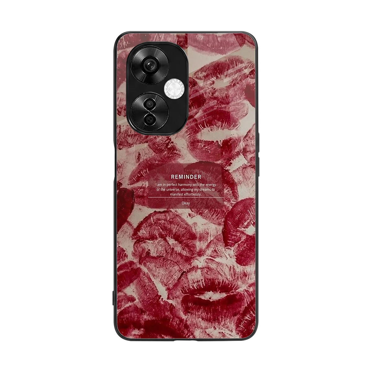 Reminder back phone cover | glass case for oneplus nord ce 3 lite