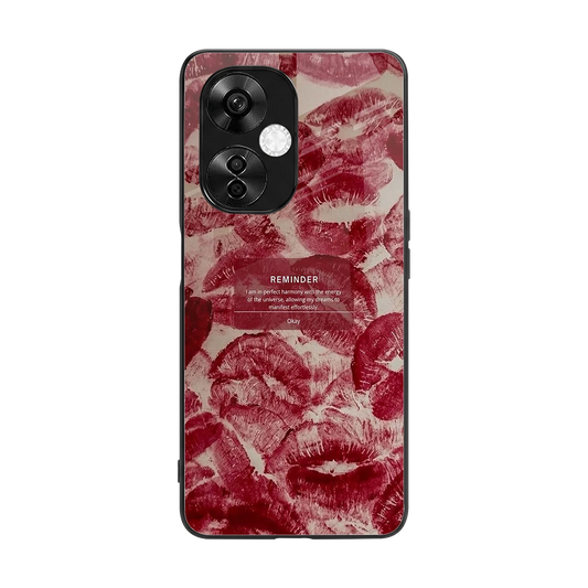 Reminder back phone cover | glass case for oneplus nord ce 3 lite