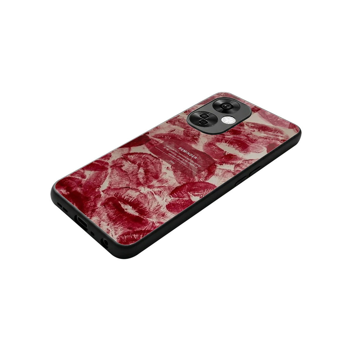 Reminder stylish phone case for oneplus nord ce 3 lite | glossy glass and slim fit