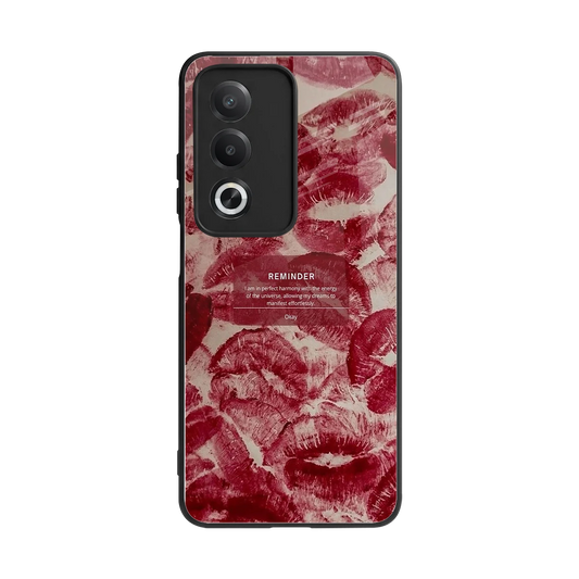 Reminder back phone cover | glass case for oppo a3 pro