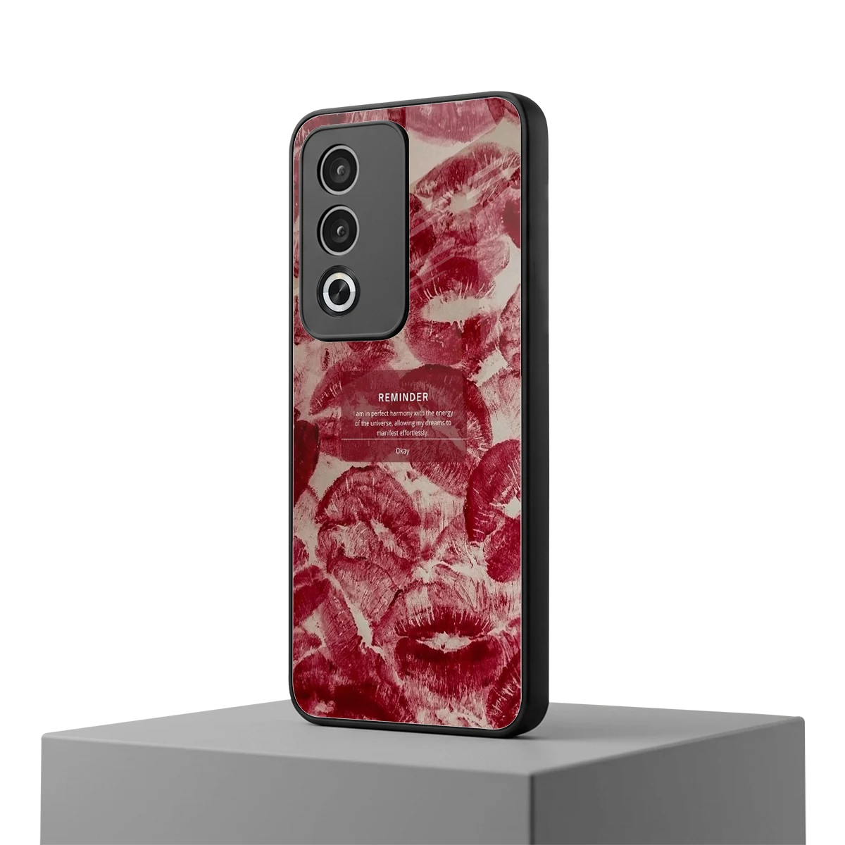 Reminder oppo a3 pro mobile cover | shockproof glass phone case