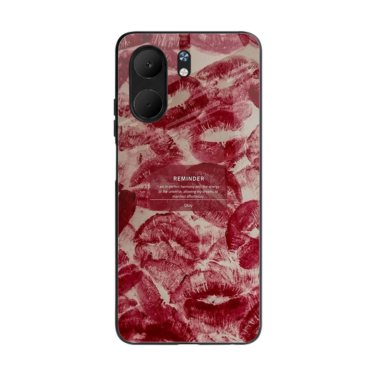 Reminder back phone cover | glass case for oppo a5x 5g