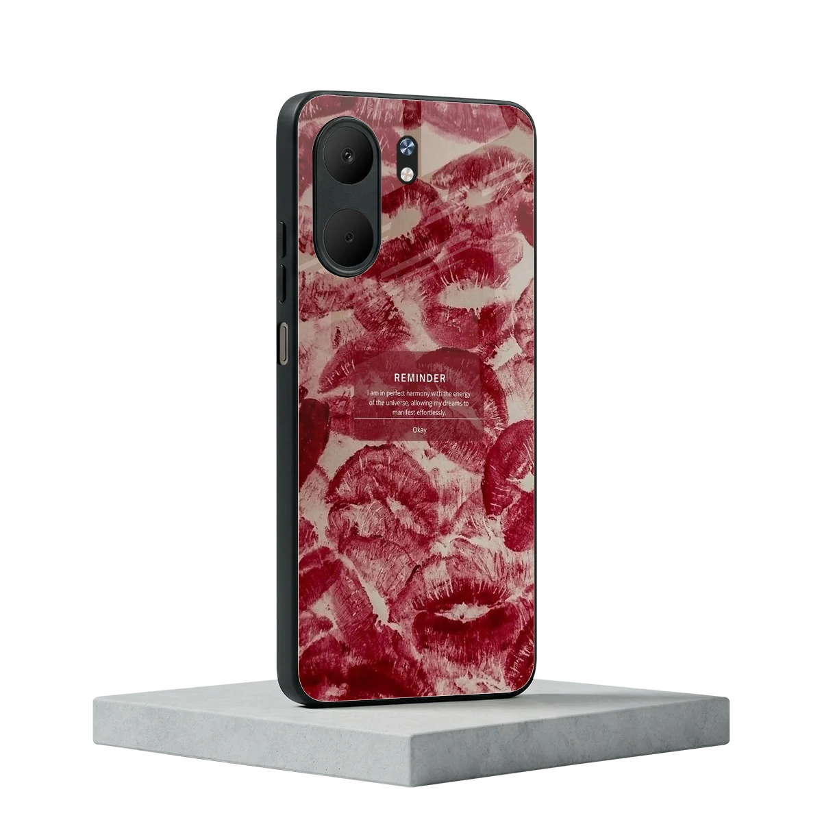 Reminder oppo a5x 5g mobile cover | shockproof glass phone case
