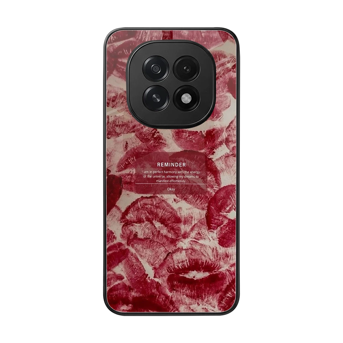 Reminder back phone cover | glass case for oppo f29 5g