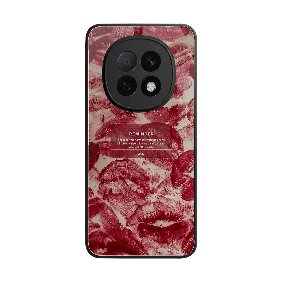 Reminder back phone cover | glass case for oppo f29 pro 5g