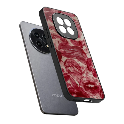 Reminder sleek oppo f29 pro 5g cover with tempered glass back and TPU edges