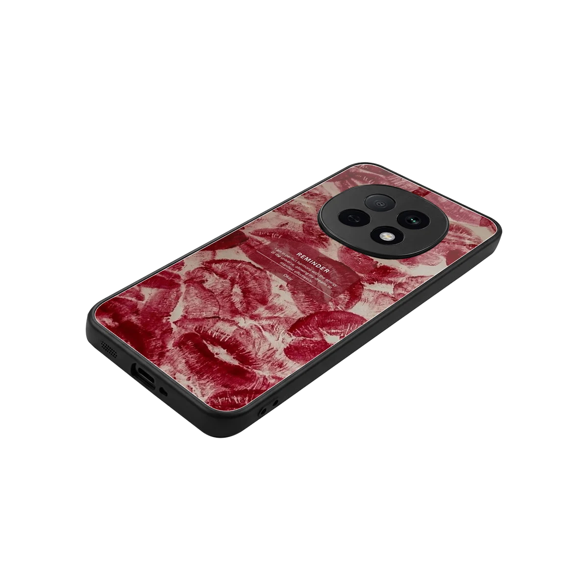 Reminder stylish phone case for oppo f29 pro 5g | glossy glass and slim fit