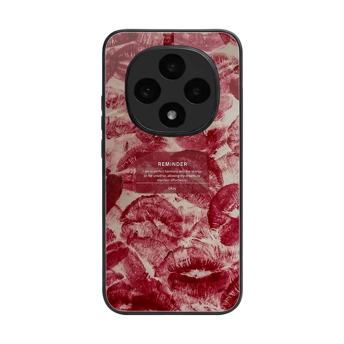 Reminder back phone cover | glass case for oppo f31 pro 5g