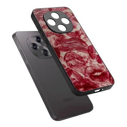 Reminder sleek oppo f31 pro 5g cover with tempered glass back and TPU edges
