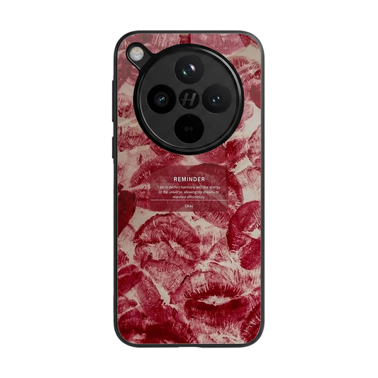 Reminder back phone cover | glass case for oppo find x8