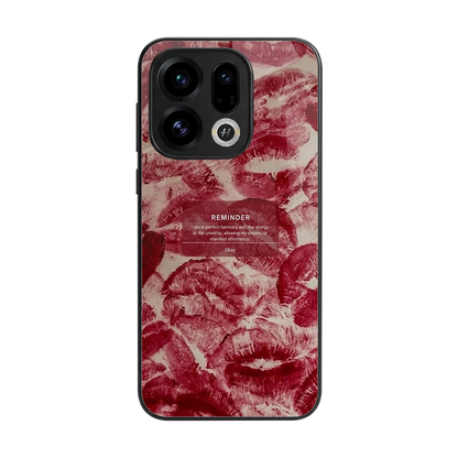 Reminder back phone cover | glass case for oppo find x9