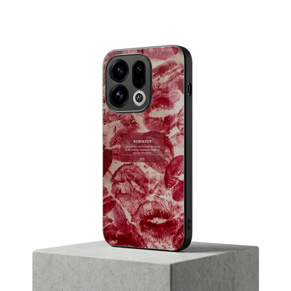 Reminder oppo find x9 mobile cover | shockproof glass phone case