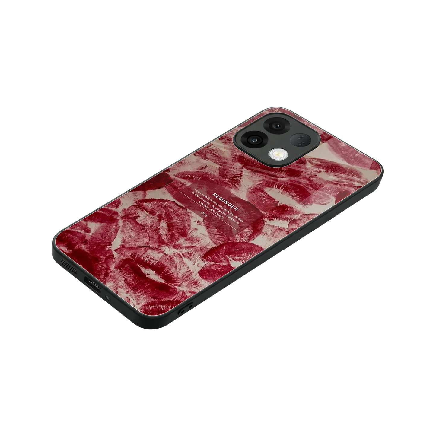 Reminder stylish phone case for oppo k13 5g | glossy glass and slim fit