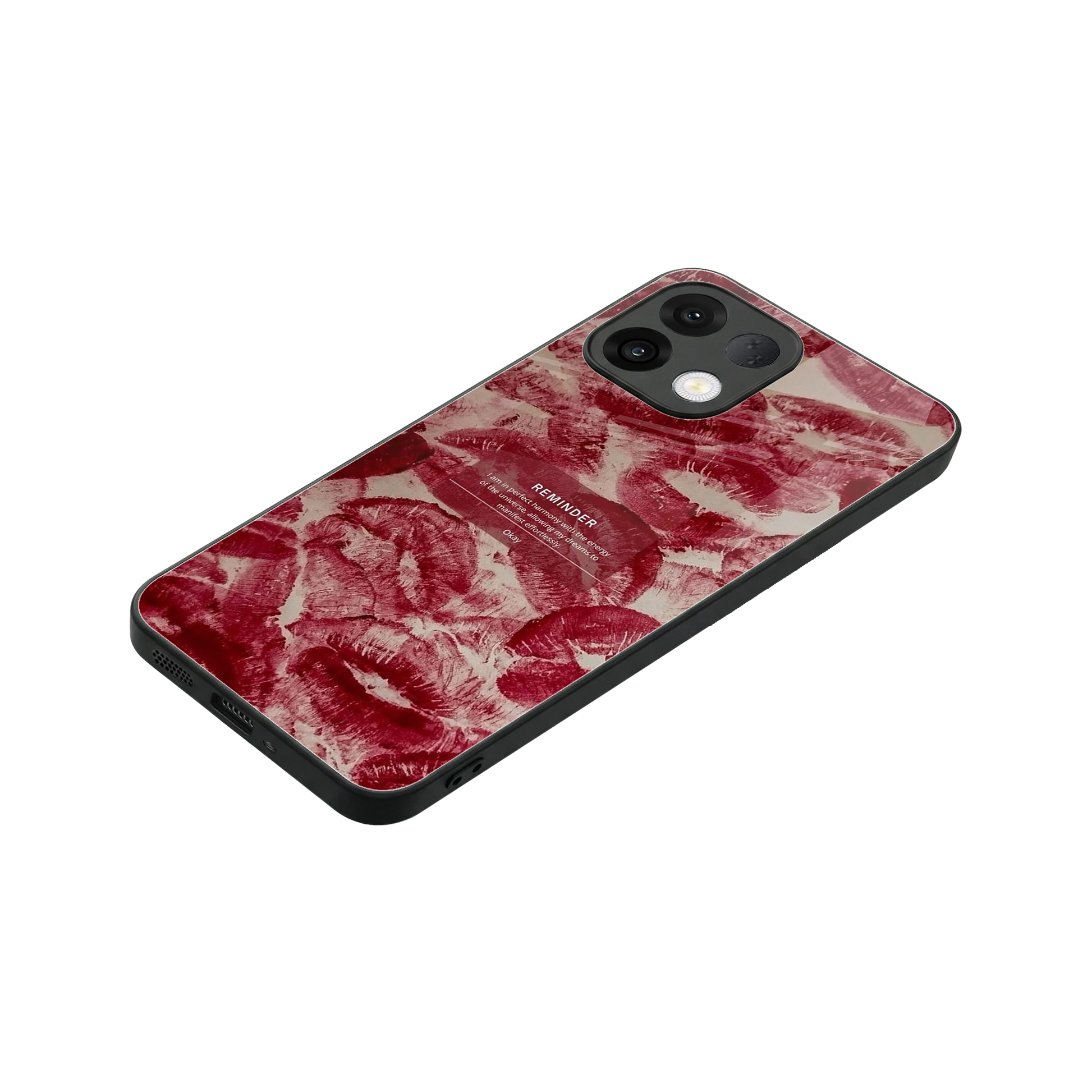 Reminder stylish phone case for oppo k13 5g | glossy glass and slim fit