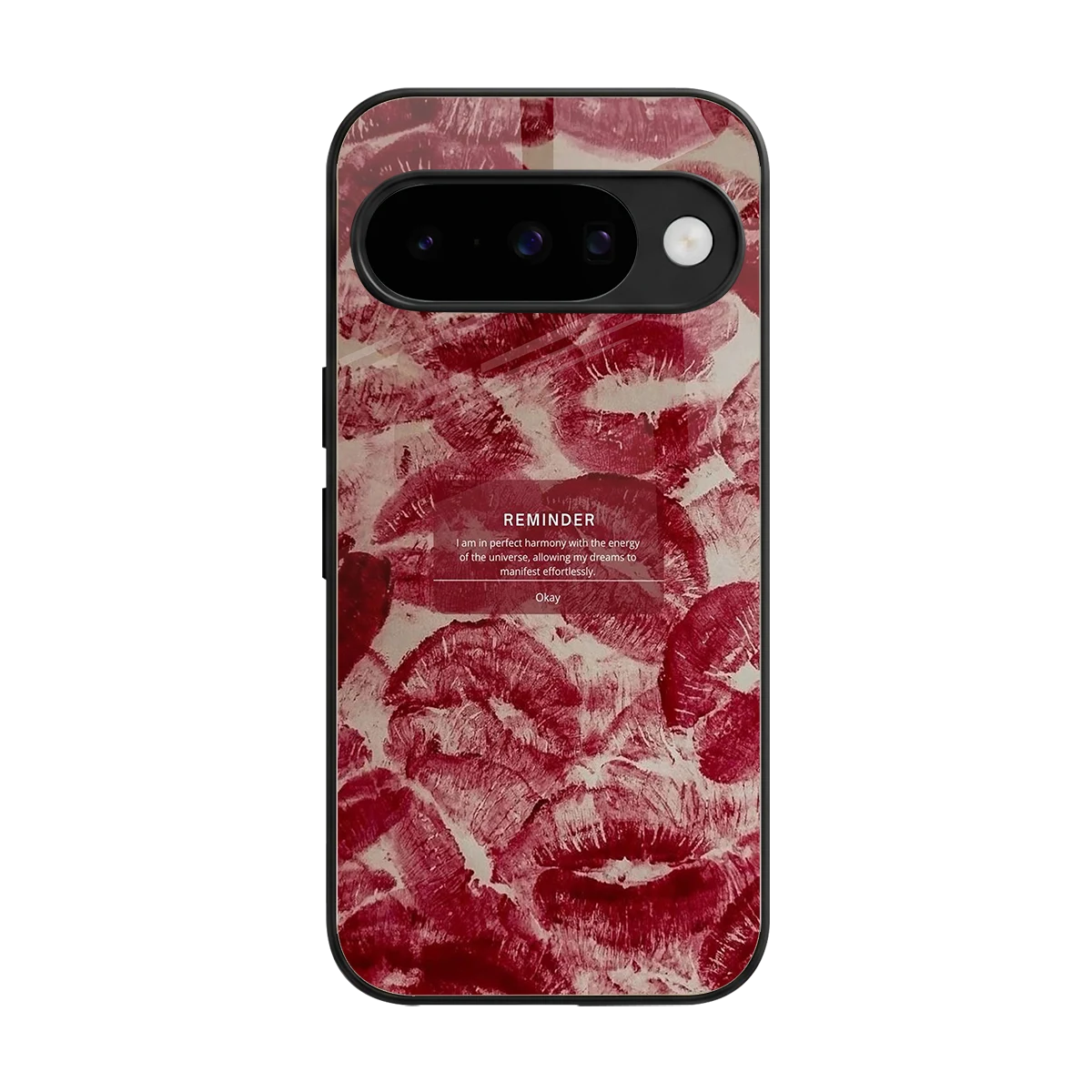 Reminder back phone cover | glass case for google pixel 10