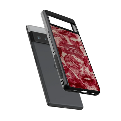 Reminder sleek google pixel 6 pro cover with tempered glass back and TPU edges