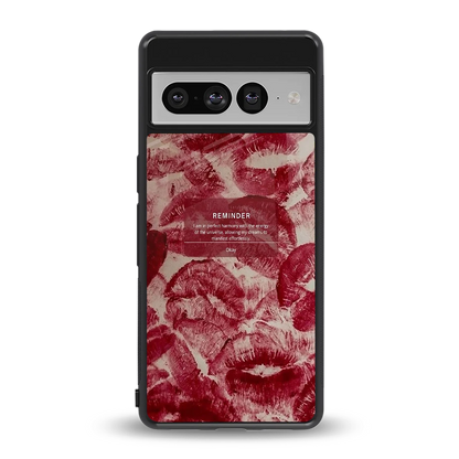 Reminder back phone cover | glass case for google pixel 7 pro