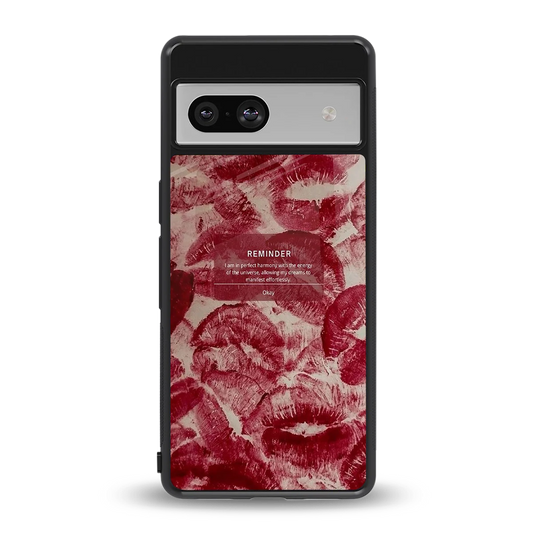 Reminder back phone cover | glass case for google pixel 7