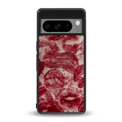 Reminder back phone cover | glass case for google pixel 8 pro
