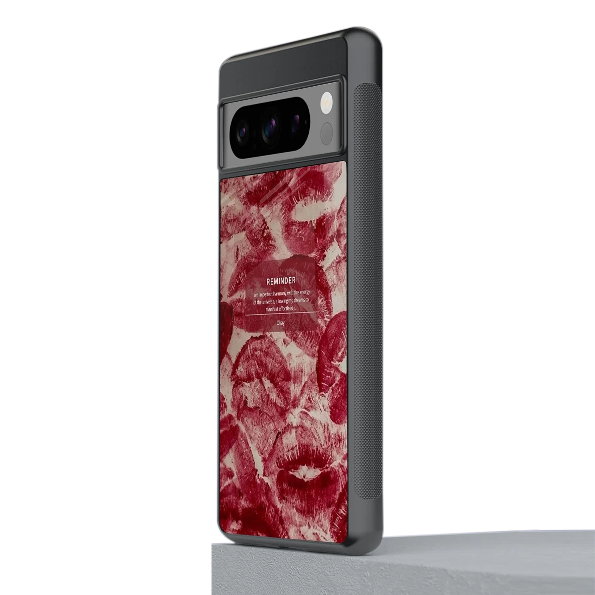 Reminder stylish phone case for google pixel 8 pro | glossy glass and slim fit