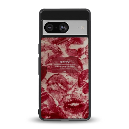 Reminder back phone cover | glass case for google pixel 8