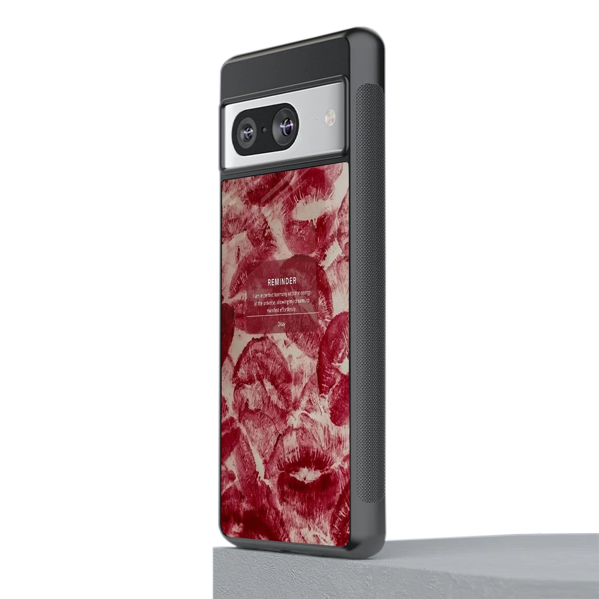 Reminder stylish phone case for google pixel 8 | glossy glass and slim fit