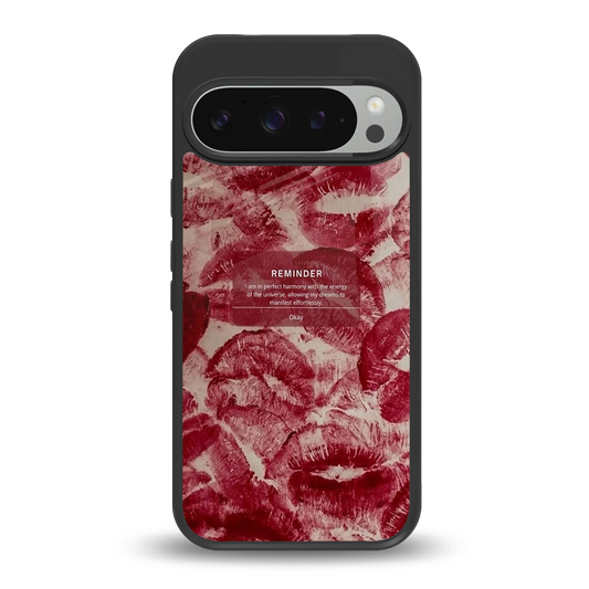 Reminder back phone cover | glass case for google pixel 9 pro xl