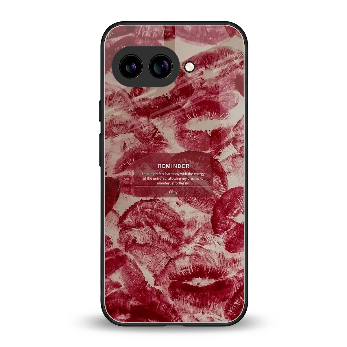 Reminder back phone cover | glass case for google pixel 10a