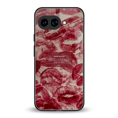 Reminder back phone cover | glass case for google pixel 10a