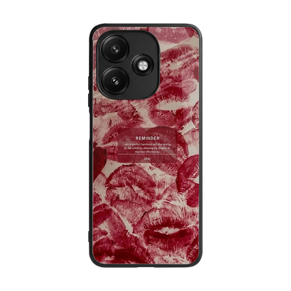 Reminder back phone cover | glass case for redmi 12 5g
