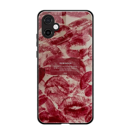 Reminder back phone cover | glass case for samsung galaxy a06 5g