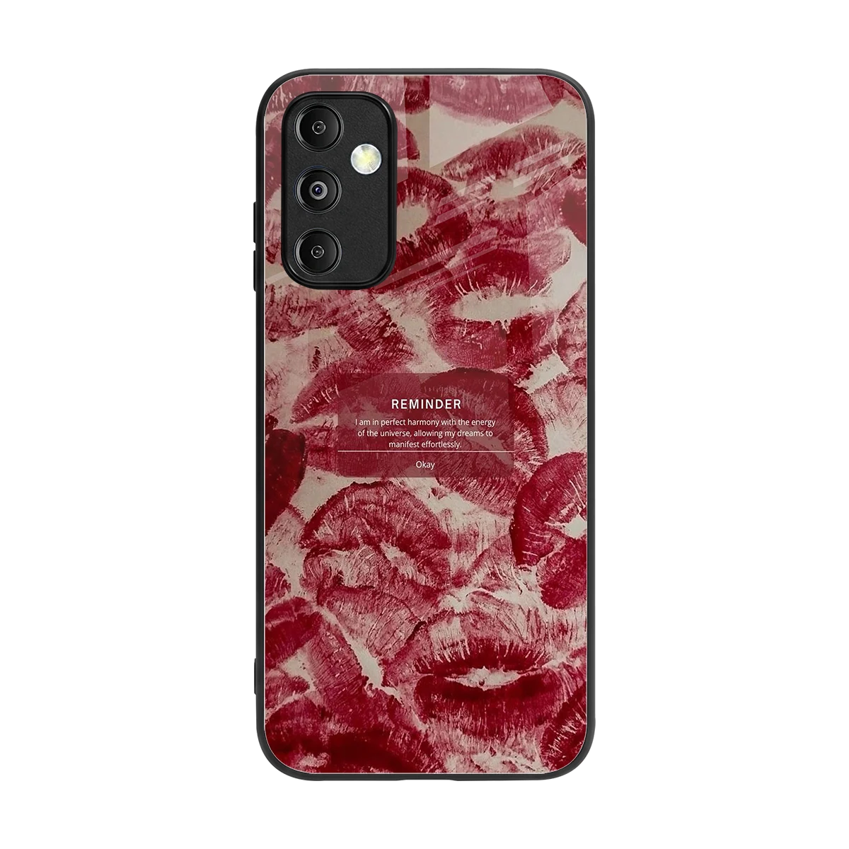 Reminder back phone cover | glass case for samsung galaxy m14 5g