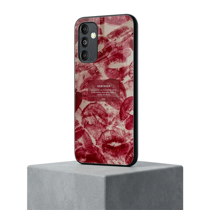 Reminder samsung galaxy m14 5g mobile cover | shockproof glass phone case