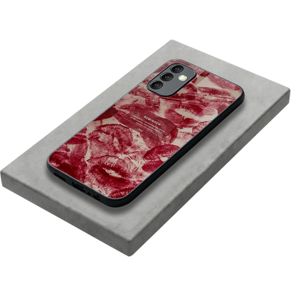 Reminder stylish phone case for samsung galaxy m14 5g | glossy glass and slim fit
