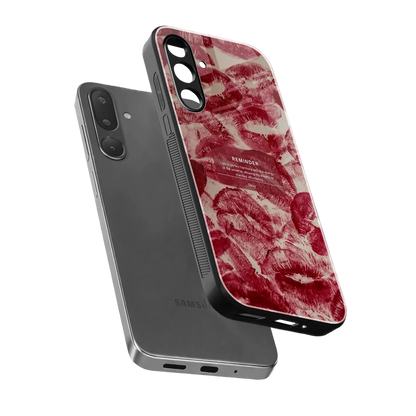 Reminder sleek samsung galaxy m36 5g cover with tempered glass back and TPU edges