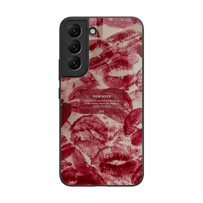 Reminder back phone cover | glass case for samsung galaxy s22
