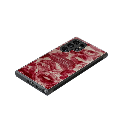 Reminder stylish phone case for samsung galaxy s23 ultra | glossy glass and slim fit