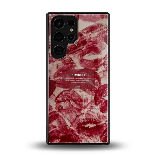 Reminder back phone cover | glass case for samsung galaxy s25 ultra