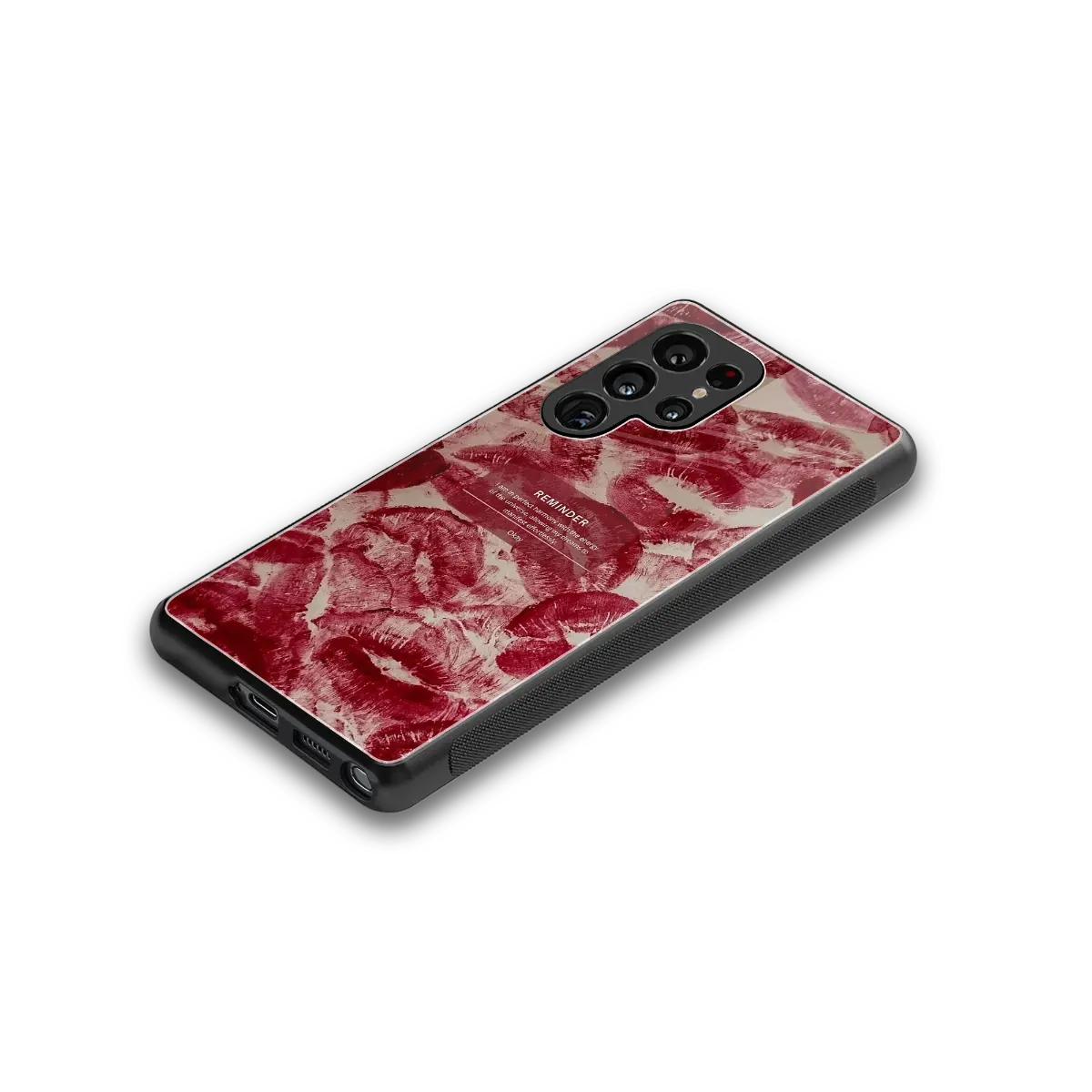 Reminder stylish phone case for samsung galaxy s26 ultra | glossy glass and slim fit