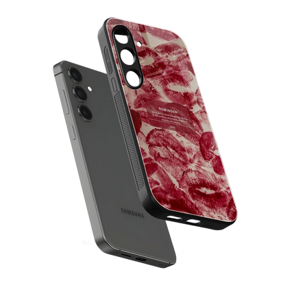 Reminder sleek samsung galaxy s24 plus cover with tempered glass back and TPU edges