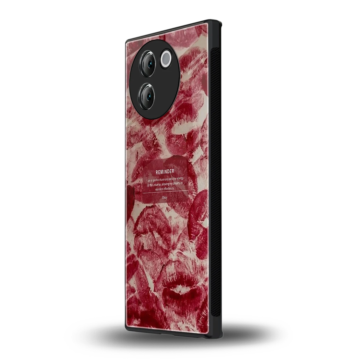 Reminder vivo v30e mobile cover | shockproof glass phone case