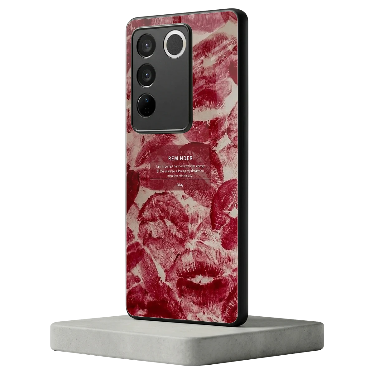 Reminder vivo v27 5g mobile cover | shockproof glass phone case