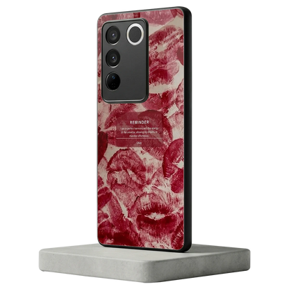 Reminder vivo v27 5g mobile cover | shockproof glass phone case