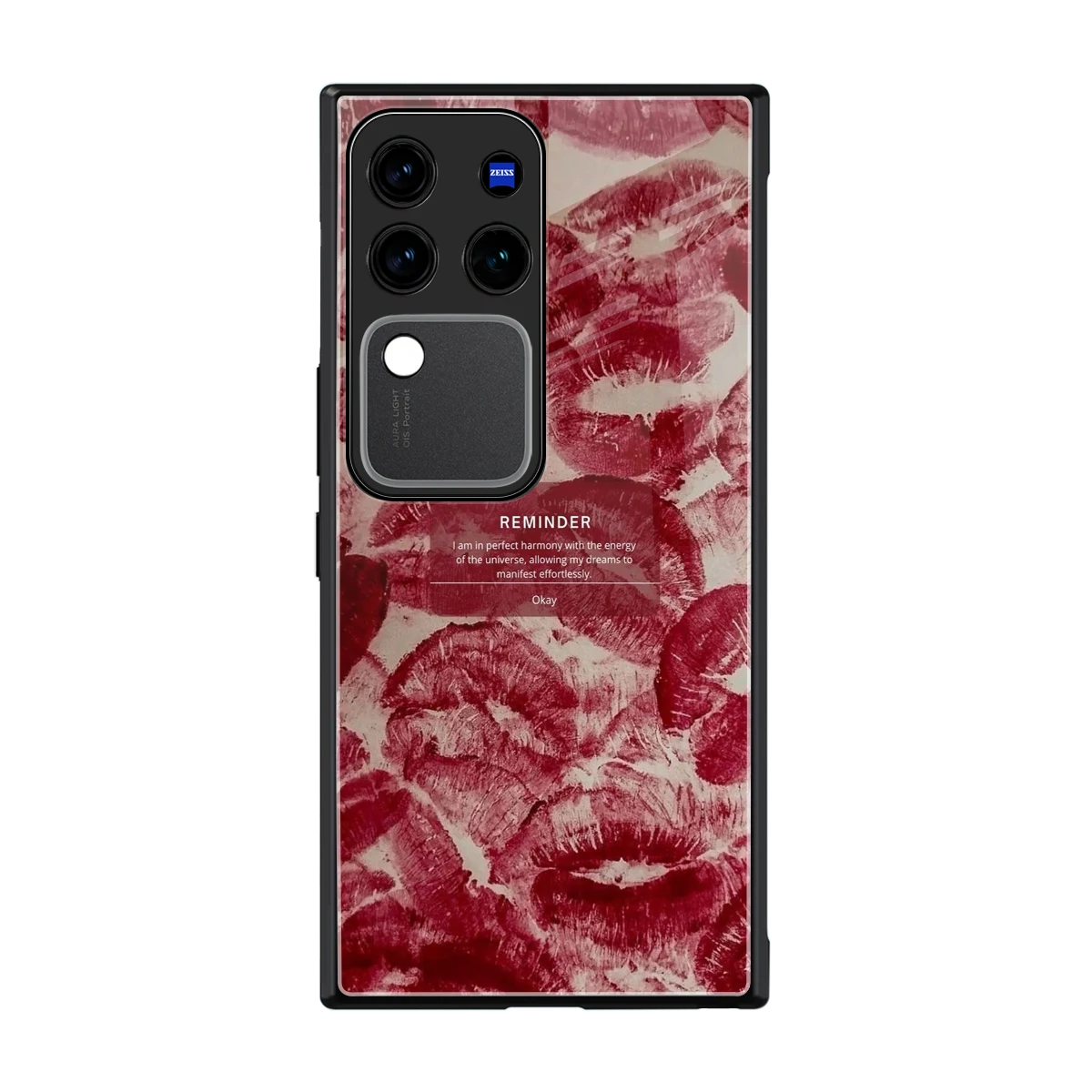 Reminder back phone cover | glass case forvivo v30 pro