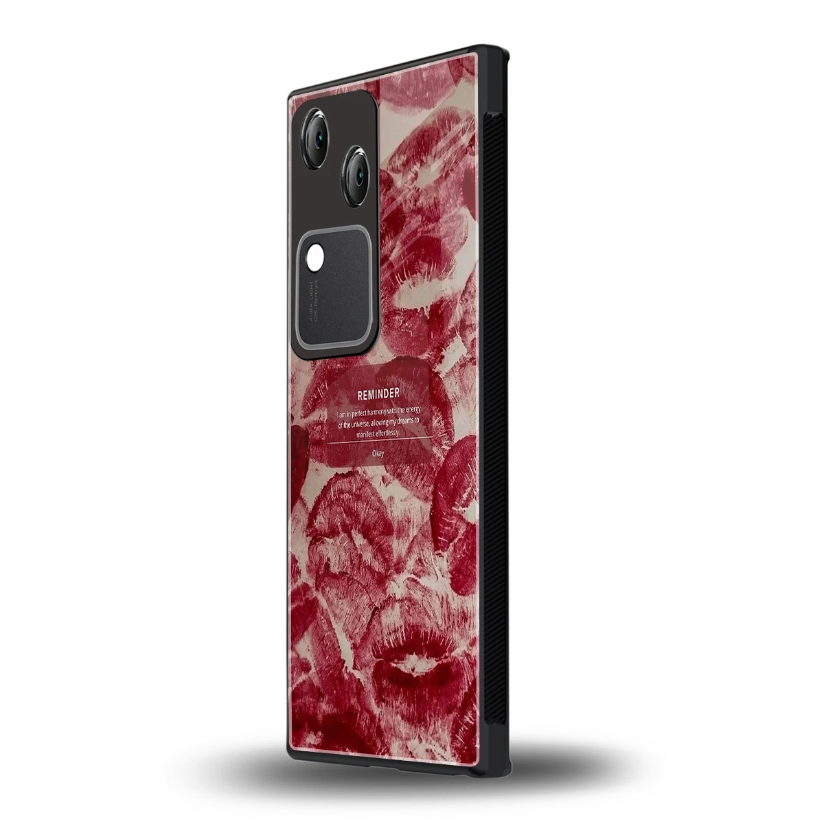 Reminder vivo v30 mobile cover | shockproof glass phone case