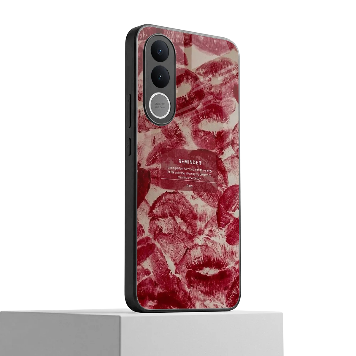 Reminder vivo v70 fe mobile cover | shockproof glass phone case