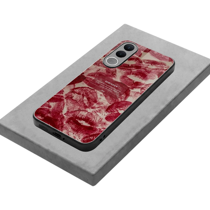 Reminder stylish phone case for vivo v70 fe | glossy glass and slim fit
