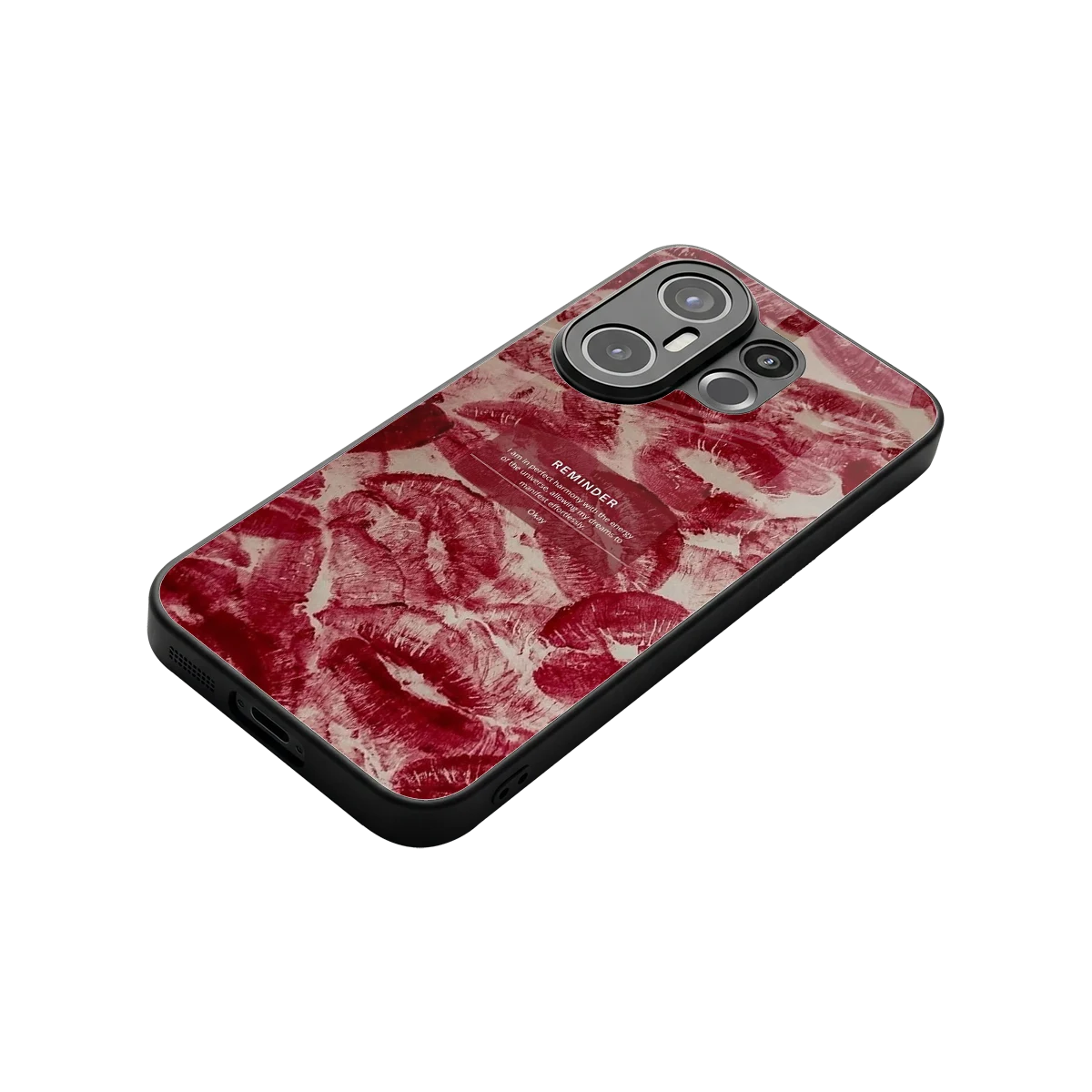 Reminder stylish phone case for vivo x200 fe | glossy glass and slim fit